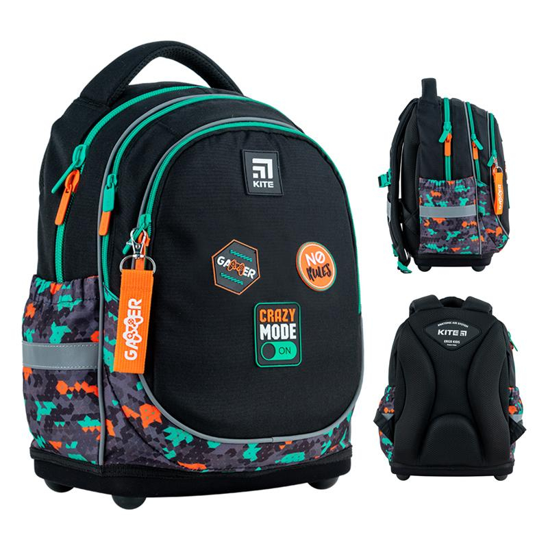 Шкільний набір Kite Crazy Mode SET_K24-724S-4 (рюкзак, пенал, сумка)