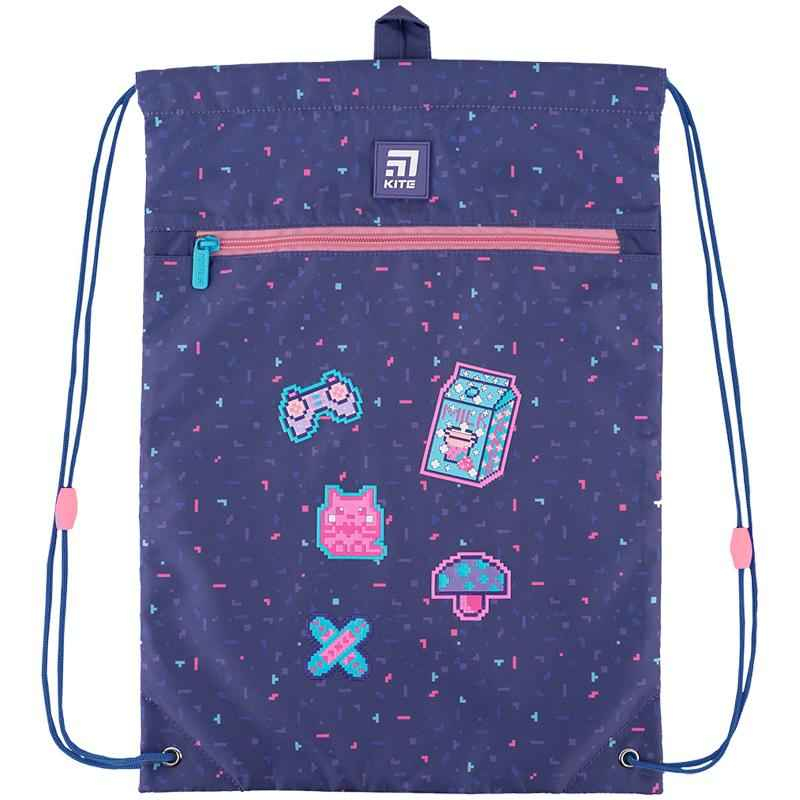 Шкільний набір Kite Pixel Love SET_K24-770M-1 (рюкзак, пенал, сумка)
