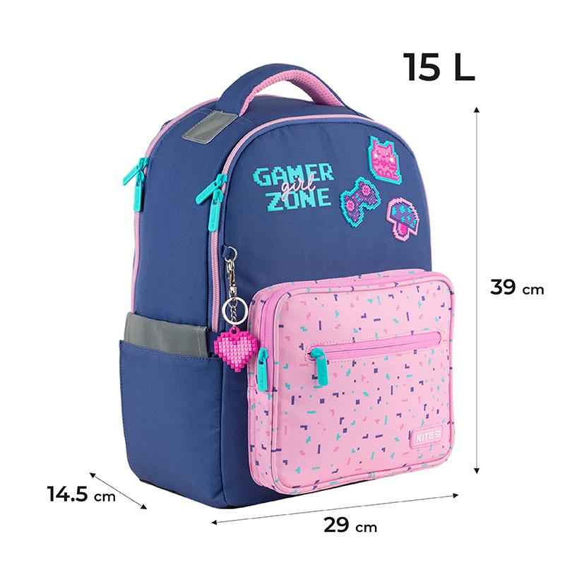 Шкільний набір Kite Pixel Love SET_K24-770M-1 (рюкзак, пенал, сумка)