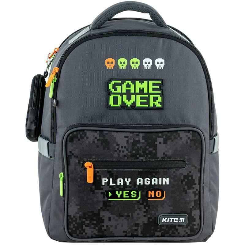 Шкільний набір Kite Game Over SET_K24-770M-4 (рюкзак, пенал, сумка)