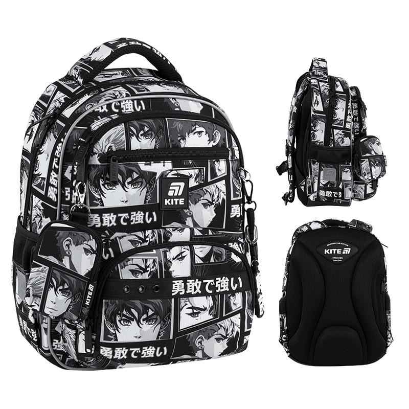 Шкільний набір Kite Anime Boy SET_K25-773M-4 (рюкзак, пенал, сумка)