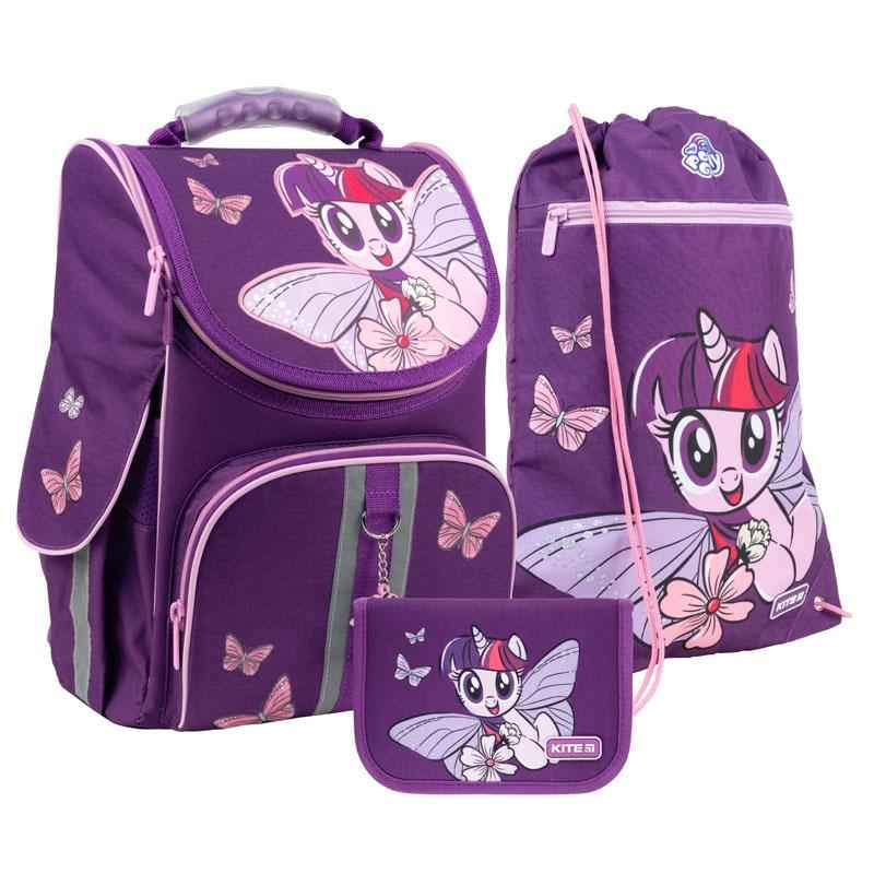 Школьный набор Рюкзак + Пенал + Сумка для обуви Kite Education My Little Pony SET_LP21-501S