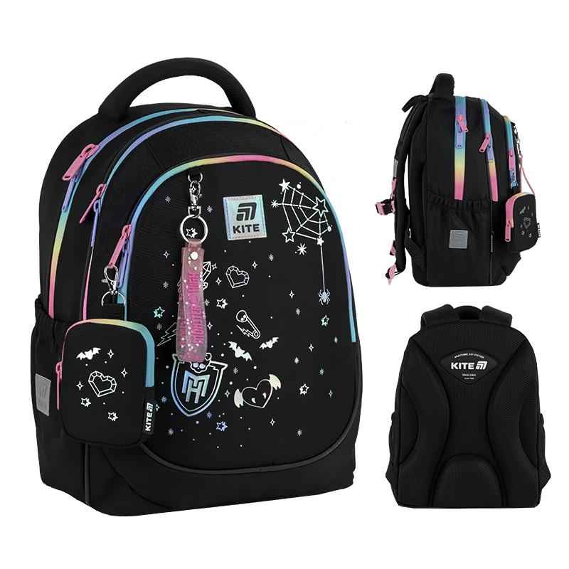 Шкільний набір Kite Monster High SET_MH25-700M  (рюкзак, пенал, сумка)