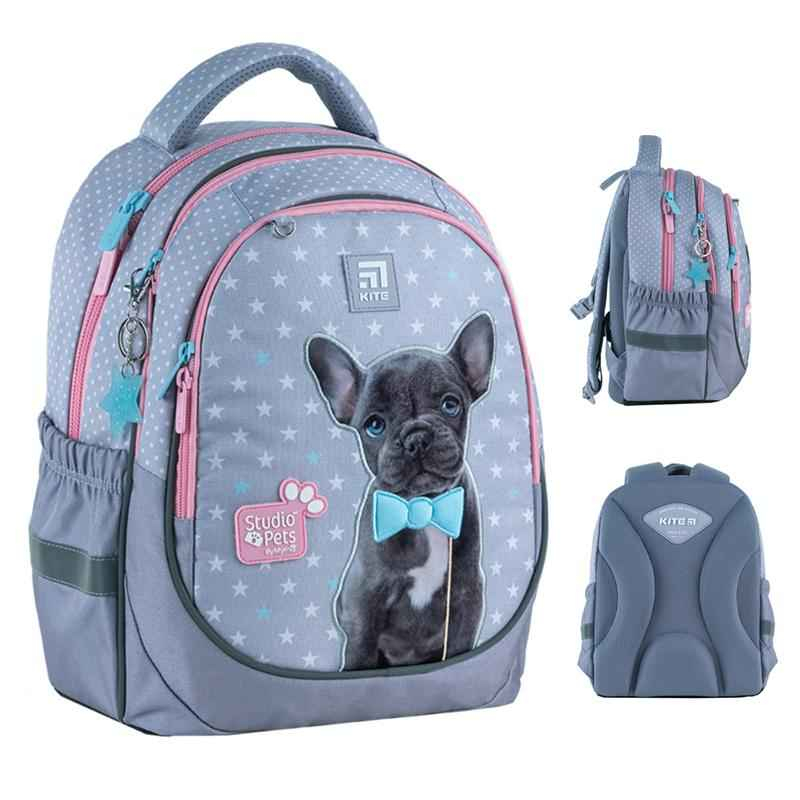 Шкільний набір Kite Studio Pets SET_SP24-700M (рюкзак, пенал, сумка)