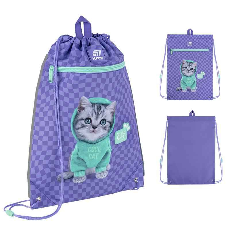 Шкільний набір Kite Studio Pets SET_SP25-555S-2 (рюкзак, пенал, сумка)