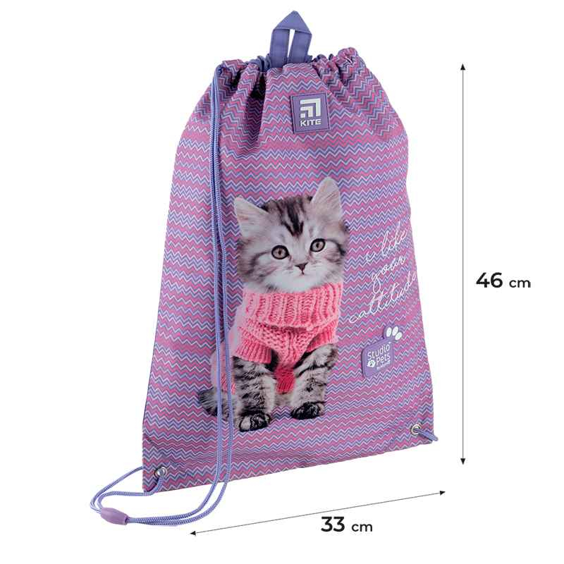 Шкільний набір Kite Studio Pets SET_SP24-531M (рюкзак, пенал, сумка)
