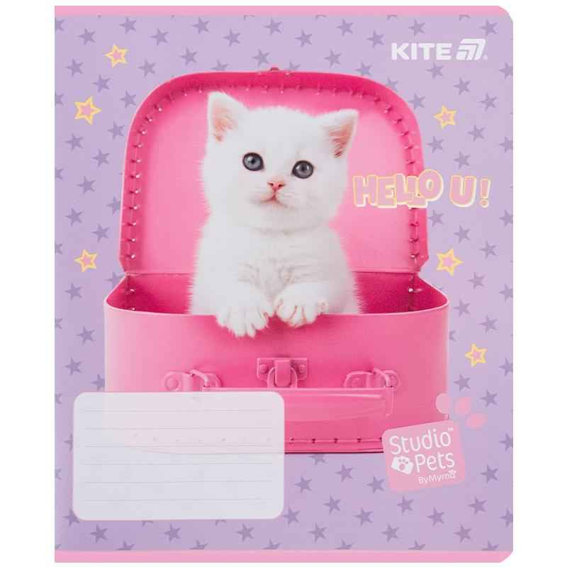 Зошит шкільний Kite Studio Pets SP25-234, 12 аркушів, лінія