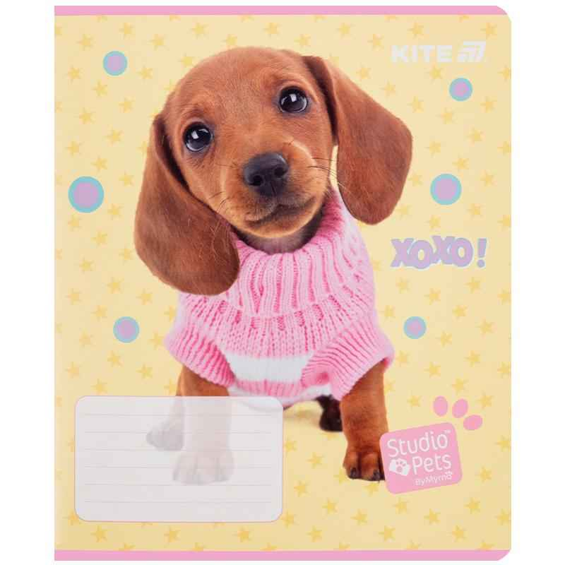 Зошит шкільний Kite Studio Pets SP25-234, 12 аркушів, лінія
