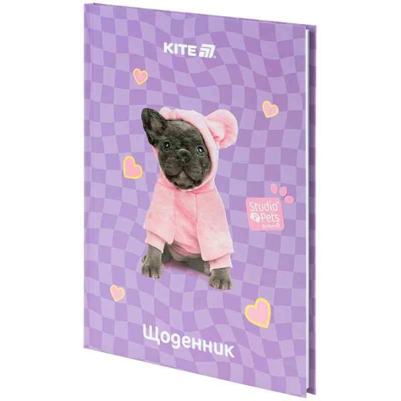 Дневник школьный Kite Studio Pets SP25-262-2, твёрдая обложка
