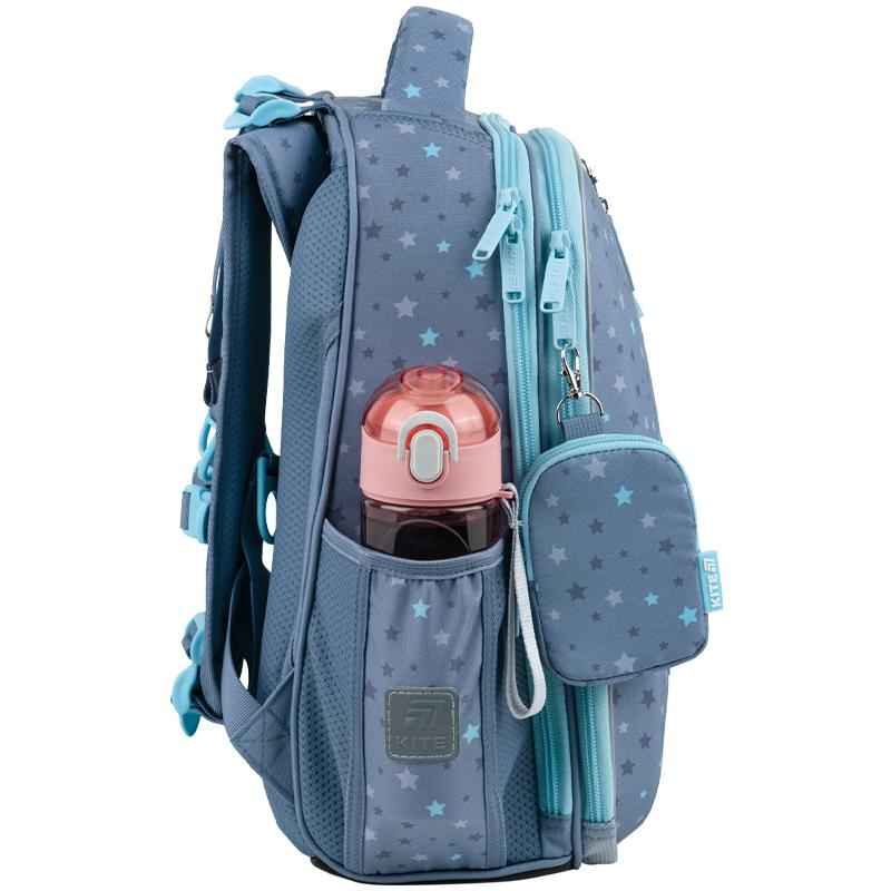 Рюкзак Kite SP25-531M з бічною кишенею для пляшки, що надійно фіксує її, забезпечуючи зручний доступ до води