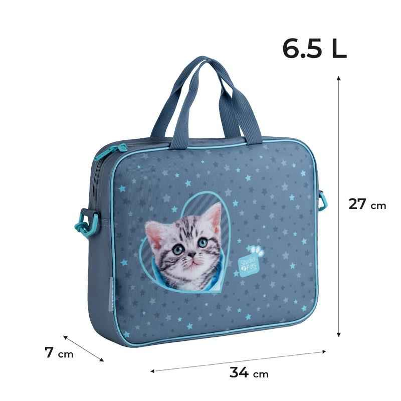Шкільна текстильна сумка Kite Studio Pets SP25-589-2
