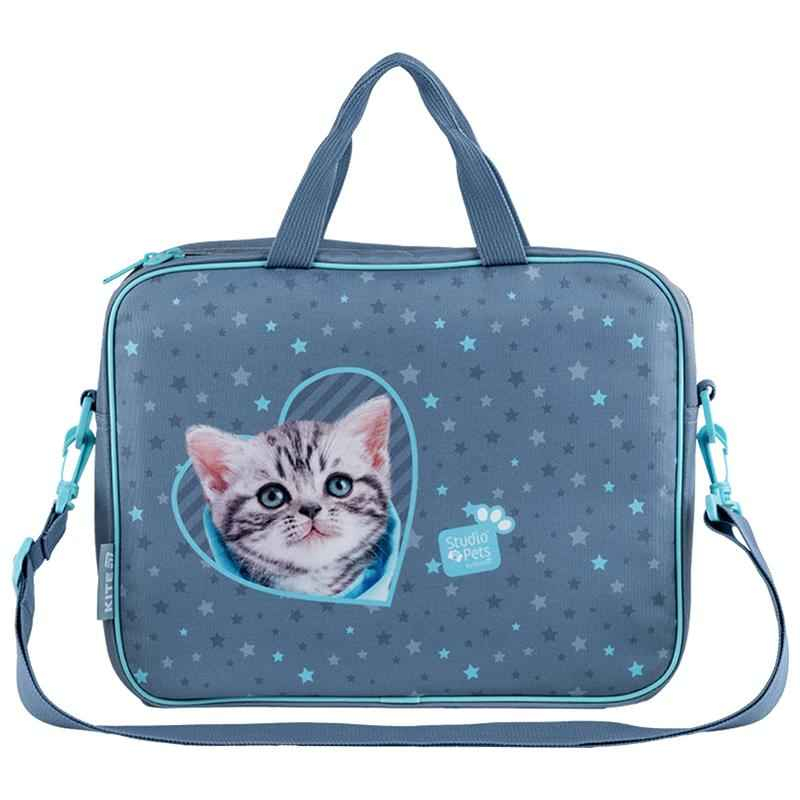Шкільна текстильна сумка Kite Studio Pets SP25-589-2