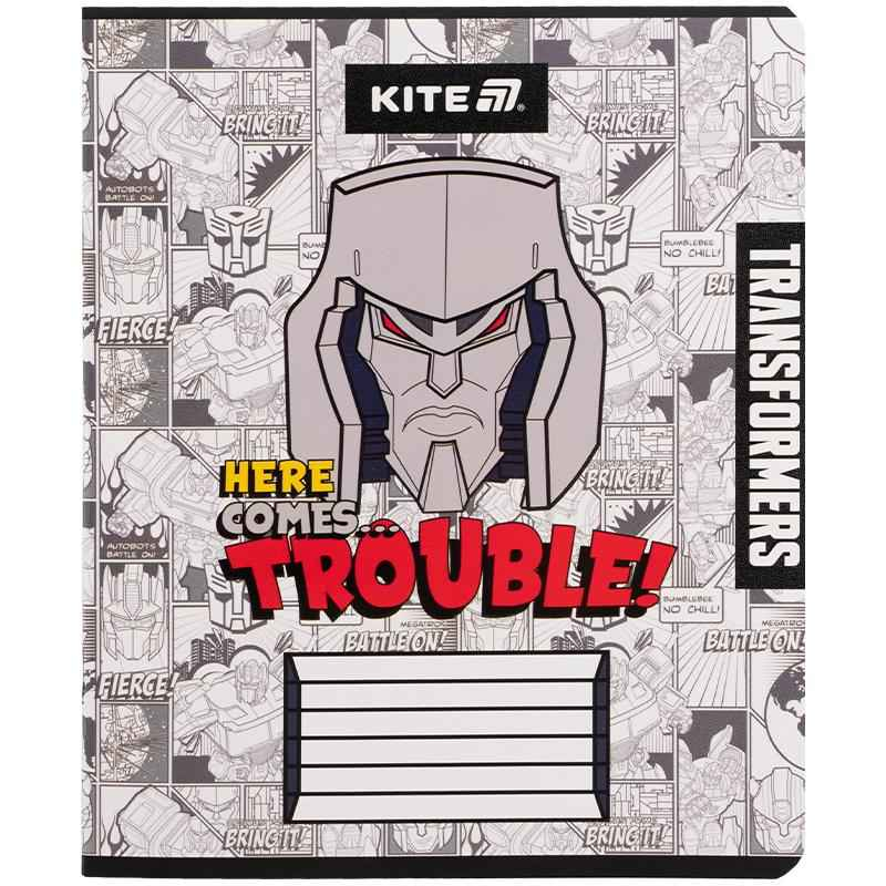 Зошит шкільний Kite Transformers TF25-232, 12 аркушів, клітинка