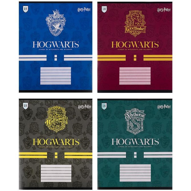 Тетрадь школьная Kite Harry Potter HP21-236-1, 18 листов, клетка