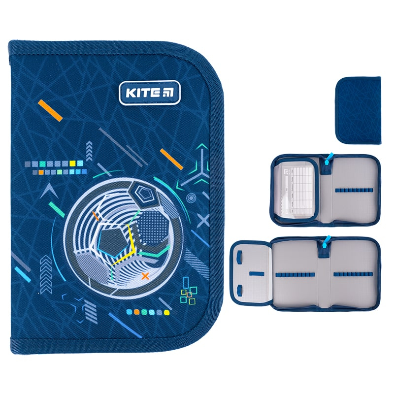 Пенал без наповнення Kite Goal K24-621-8, 1 відділення, 1 відворот