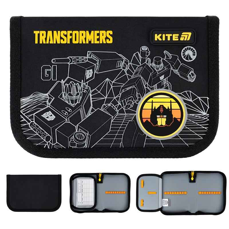 Пенал школьный Kite Transformers Generations TF25-621 без наполнения,1 отделение, 1 отворот
