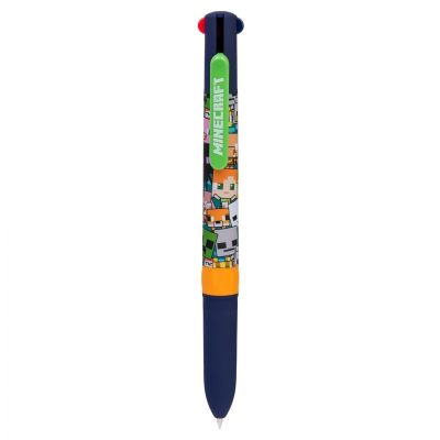 Ручка шариковая YES Minecreft Boom, 412157 4 цвета