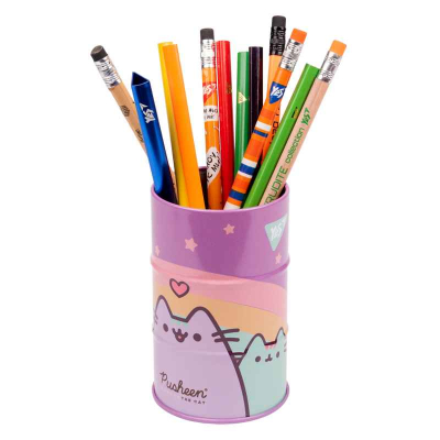 Стакан подставка бочка YES Pusheen 470505, метал
