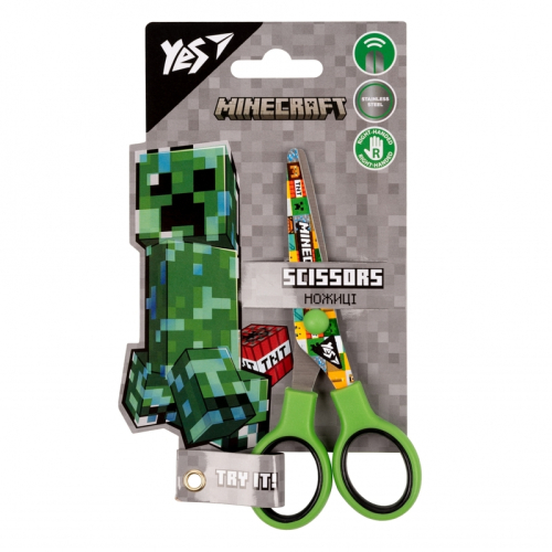 Ножиці YES Minecraft з принтом на лезі 13см, 480414