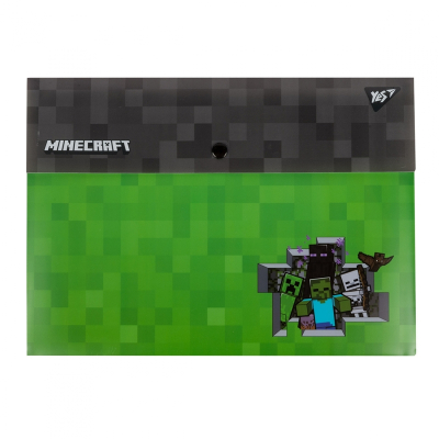 Папка-конверт YES Minecraft 492082 на кнопке, А4