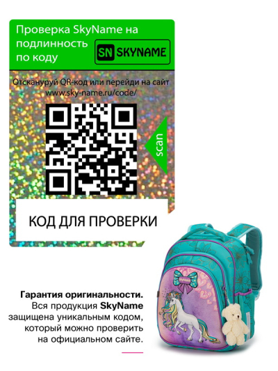 Рюкзак школьный ортопедический SkyName 5022