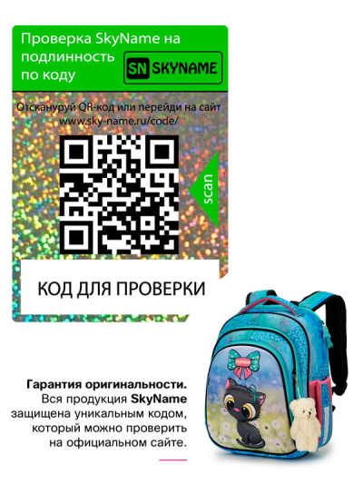 Рюкзак школьный ортопедический SkyName 5023