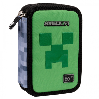 Пенал твердый YES HP-01 Minecraft Creeper 533389 двойной