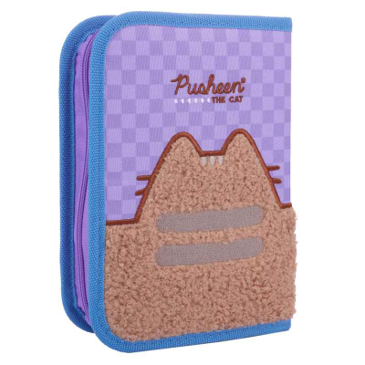 Пенал шкільний Yes Pusheen Playful HP-03, 533664 одинарний з клапаном
