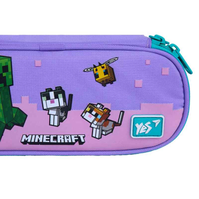 Пенал школьный YES Minecraft Pinky PH-30, 533704