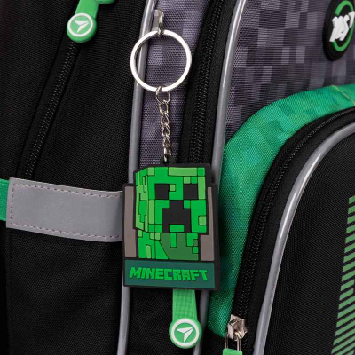 Рюкзак школьный полукаркасный YES Minecraft World S-91, 550006