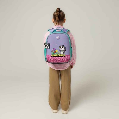 Рюкзак шкільний каркасний YES Minecraft Pinky H-100, 550094