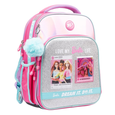 Рюкзак школьный каркасный YES Barbie S-78, 552124