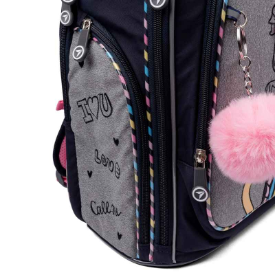 Рюкзак шкільний напівкаркасний YES S-84 Girls style, 552385