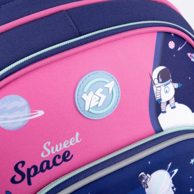 Рюкзак школьный полукаркасный YES S-40 Space Girl 553837