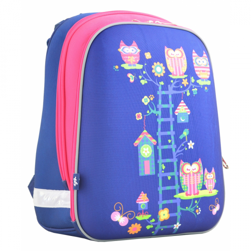 Рюкзак шкільний каркасний YES H-12 "Owl blue"