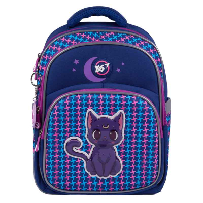 Рюкзак школьный полукаркасный YES Cat with the Moon S-91, 559815