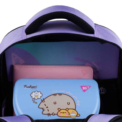 Рюкзак школьный полукаркасный YES Pusheen Shiny S-91, 559816