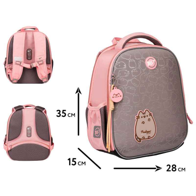 Рюкзак шкільний каркасний YES Pusheen Fatty H-100, 559851