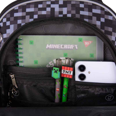 Рюкзак школьный полукаркасный YES Minecraft World S-109, 559882