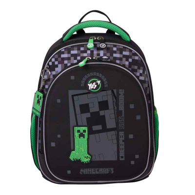 Рюкзак школьный полукаркасный YES Minecraft World S-109, 559882
