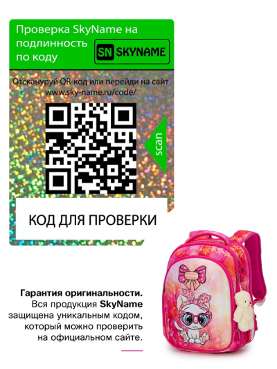Рюкзак школьный ортопедический SkyName 6033