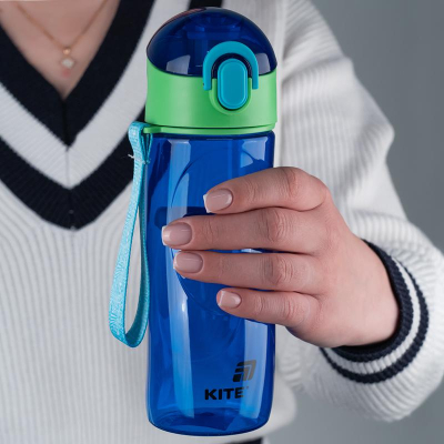 Бутылочка для воды Kite K25-400-3, 530 мл, синяя