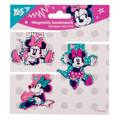 Закладки магнитные YES Minnie Mouse 707734, 3шт