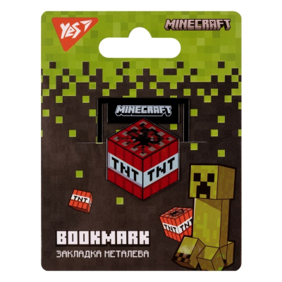 Закладка металлическая YES Minecraft, 707837
