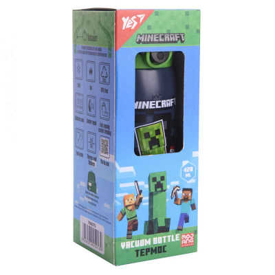 Подарункова коробка термоса Yes Minecraft 708373, оформлення в стилі Minecraft