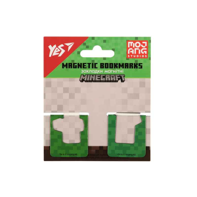 Закладки магнитные YES Minecraft 708397, 2 шт