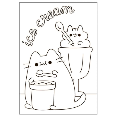Розмальовка А4 YES Pusheen 742918, 12 стор.