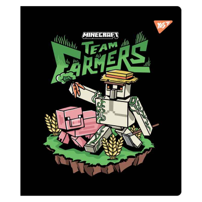 Тетрадь школьная YES Minecraft Team 767533, 18 лист. линия