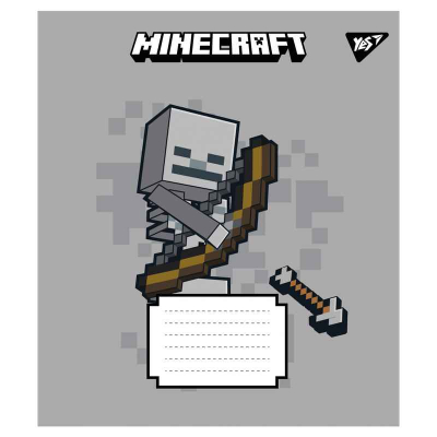 Зошит шкільний Yes Minecraft Signs 767562, 24 аркушів лінія