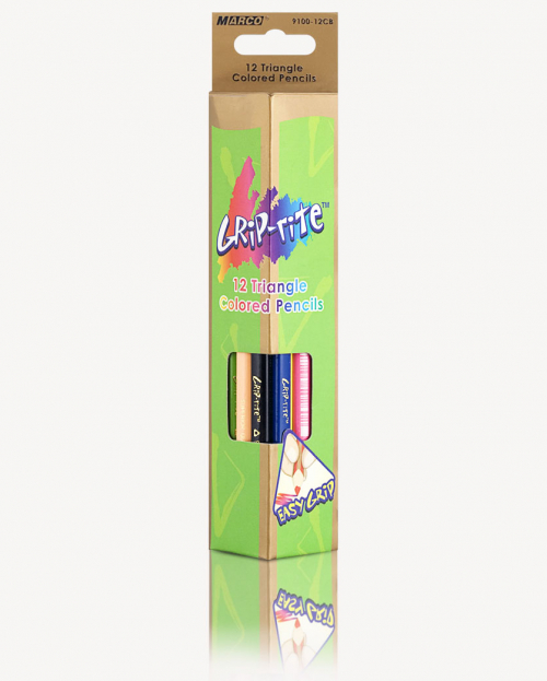 Олівці кольорові MARCO Grip-rite 9100-12СВ 12 кольорів